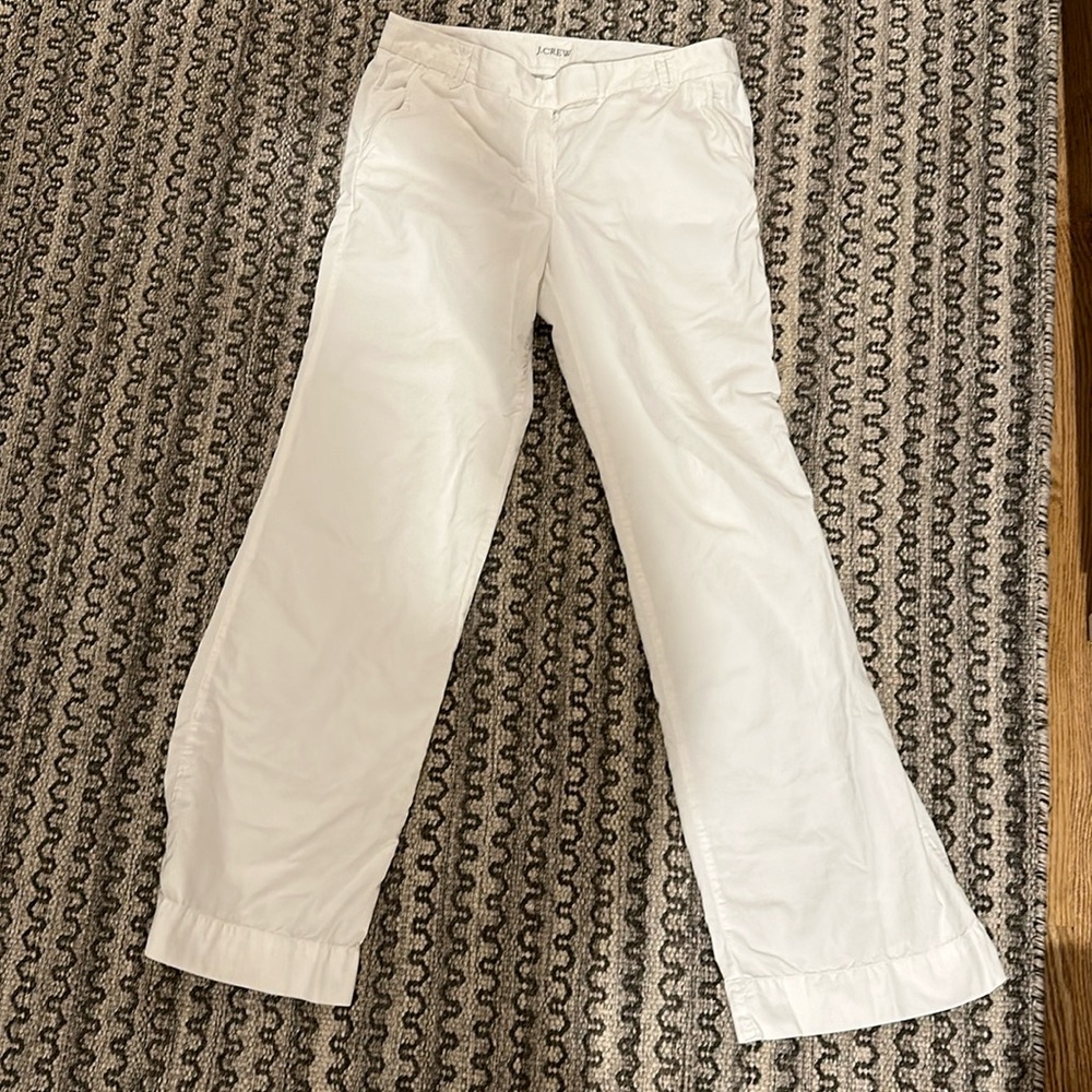 Jcrew city fit straight wide leg pant
